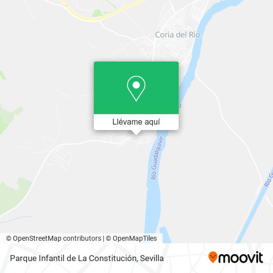 Mapa Parque Infantil de La Constitución