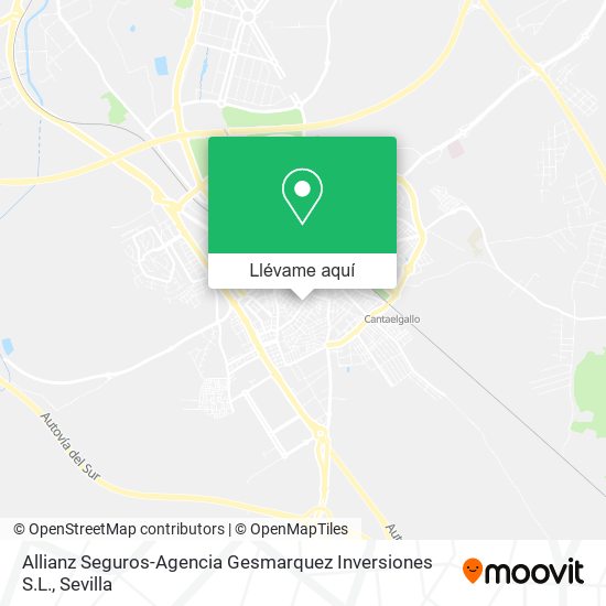 Mapa Allianz Seguros-Agencia Gesmarquez Inversiones S.L.