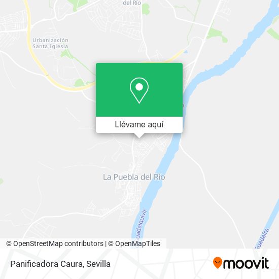Mapa Panificadora Caura