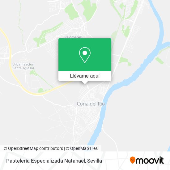 Mapa Pastelería Especializada Natanael