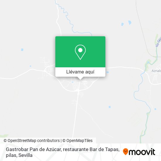 Mapa Gastrobar Pan de Azúcar, restaurante Bar de Tapas, pilas