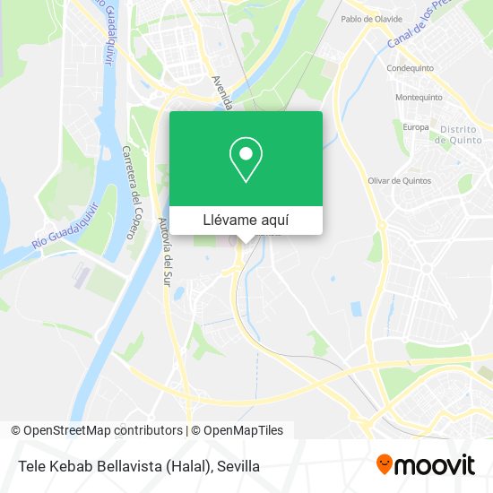 Mapa Tele Kebab Bellavista (Halal)