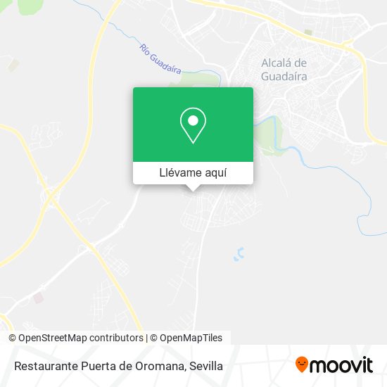 Mapa Restaurante Puerta de Oromana