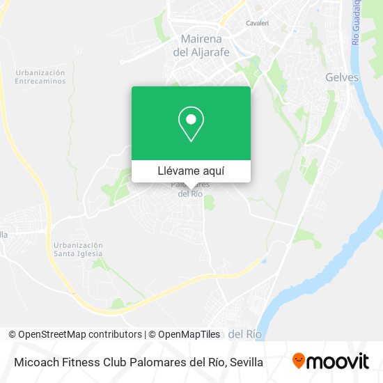 Mapa Micoach Fitness Club Palomares del Río