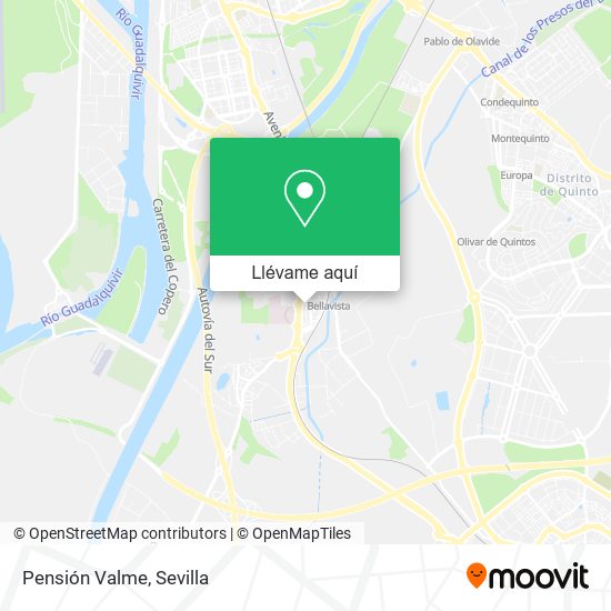 Mapa Pensión Valme