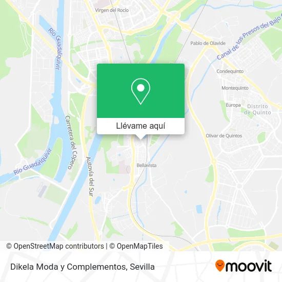 Mapa Dikela Moda y Complementos