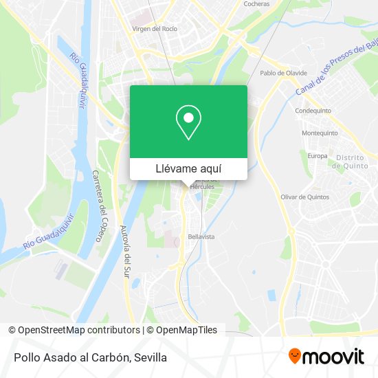 Mapa Pollo Asado al Carbón