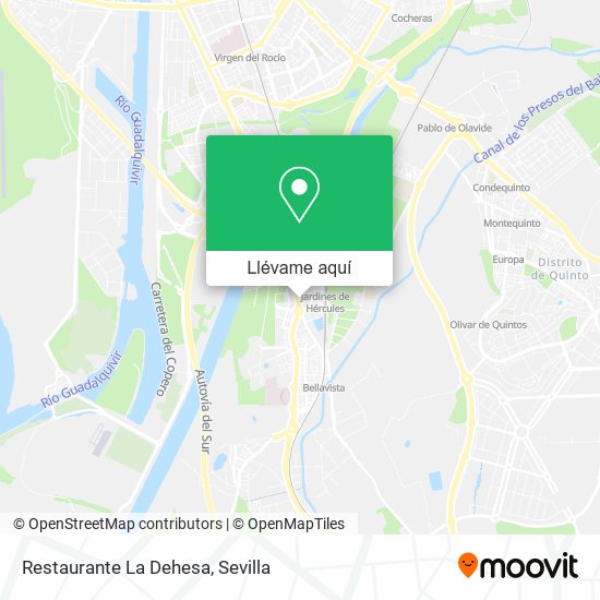 Mapa Restaurante La Dehesa