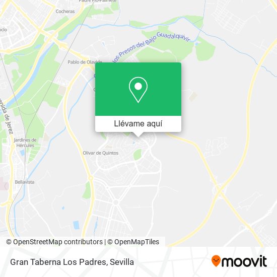 Mapa Gran Taberna Los Padres