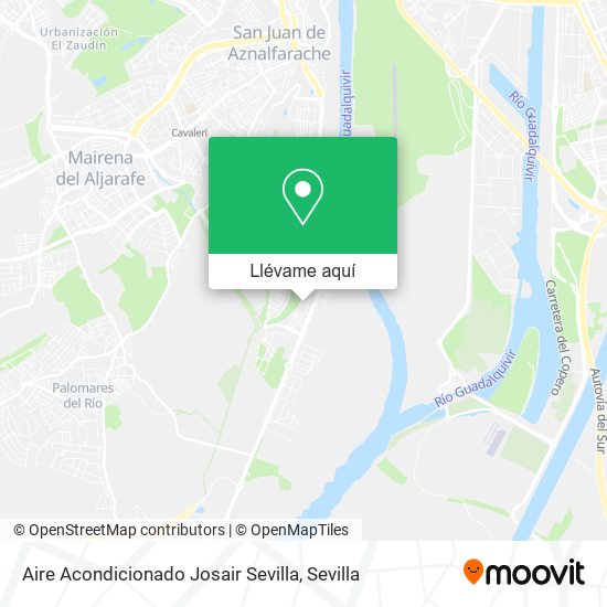 Mapa Aire Acondicionado Josair Sevilla