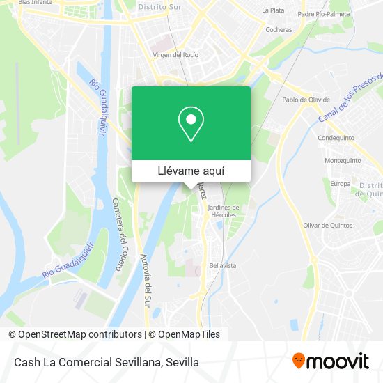 Mapa Cash La Comercial Sevillana
