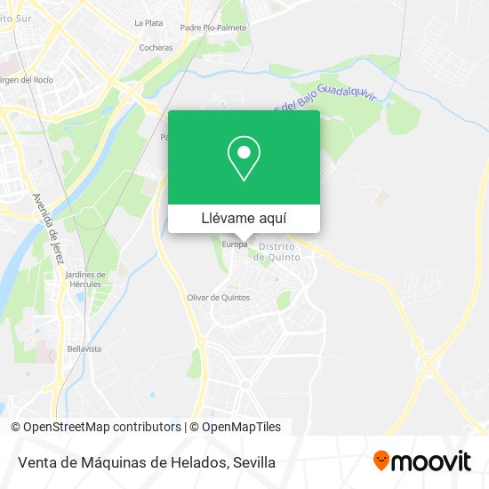 Mapa Venta de Máquinas de Helados