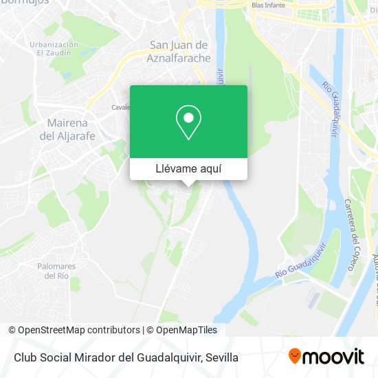 Mapa Club Social Mirador del Guadalquivir