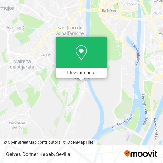 Mapa Gelves Donner Kebab