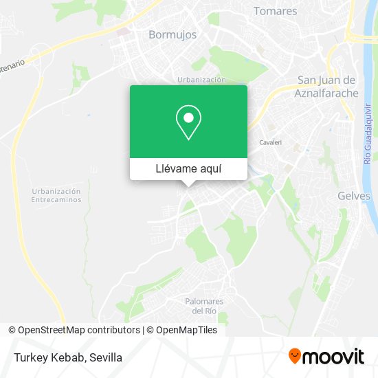 Mapa Turkey Kebab