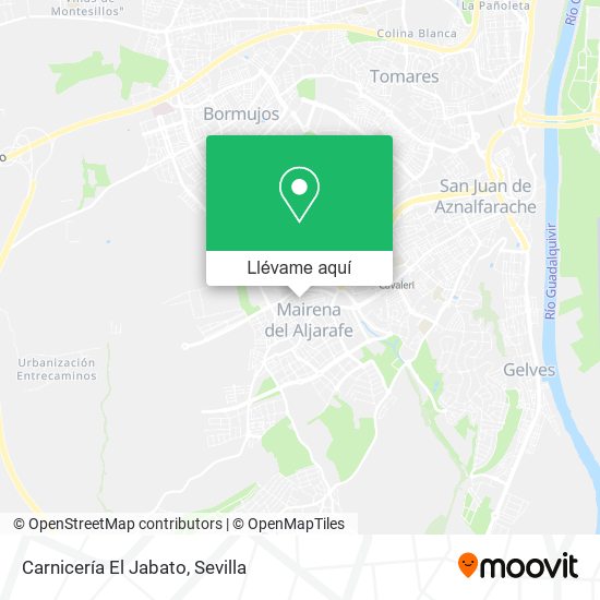 Mapa Carnicería El Jabato