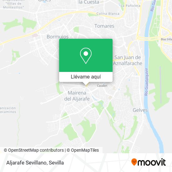 Mapa Aljarafe Sevillano