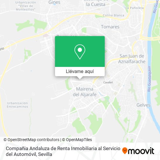 Mapa Compañia Andaluza de Renta Inmobiliaria al Servicio del Automóvil