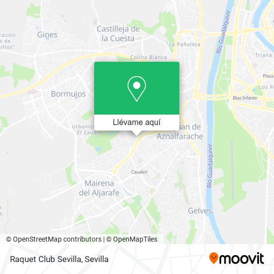 Mapa Raquet Club Sevilla