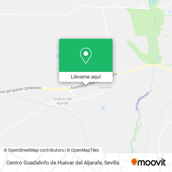 Mapa Centro Guadalinfo de Huévar del Aljarafe