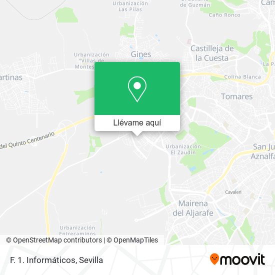 Mapa F. 1. Informáticos