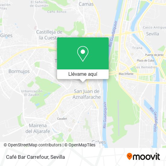 Mapa Café Bar Carrefour