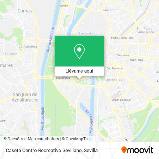 Mapa Caseta Centro Recreativo Sevillano
