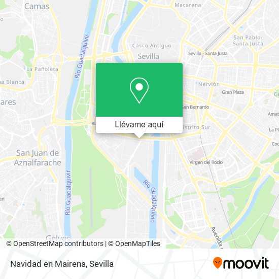 Mapa Navidad en Mairena