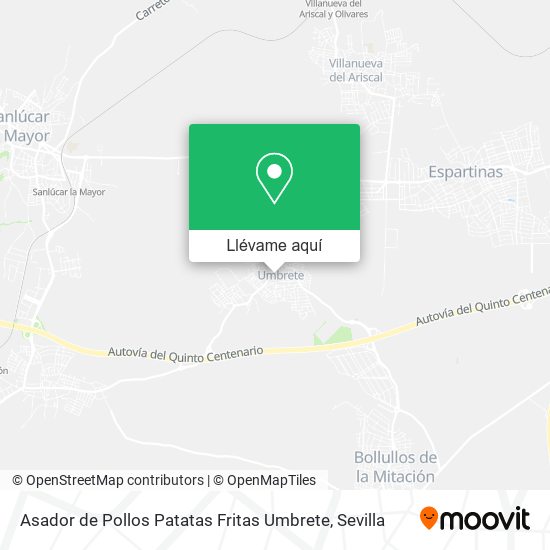 Mapa Asador de Pollos Patatas Fritas Umbrete