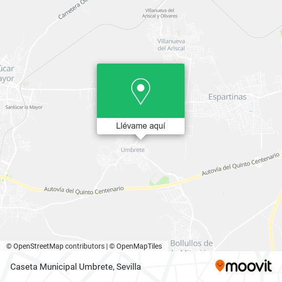 Mapa Caseta Municipal Umbrete