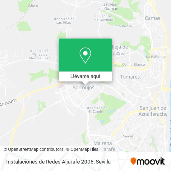 Mapa Instalaciones de Redes Aljarafe 2005