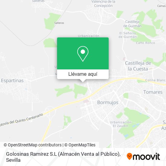 Mapa Golosinas Ramírez S.L (Almacén Venta al Público)