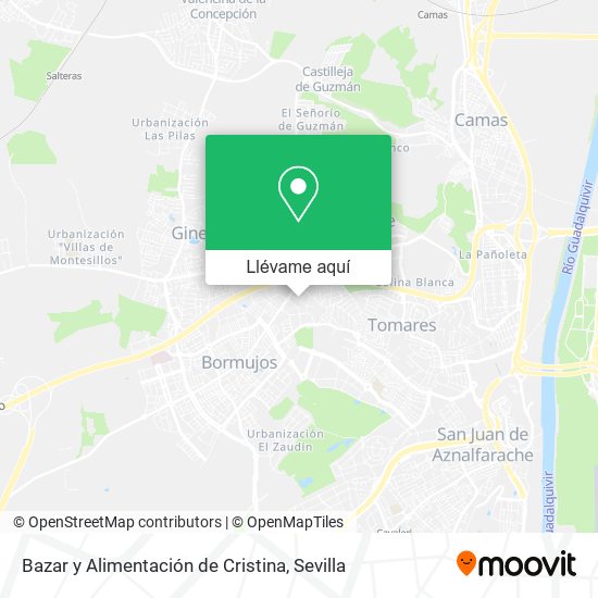 Mapa Bazar y Alimentación de Cristina
