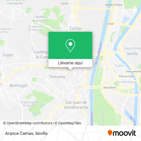 Mapa Arance Camas