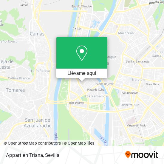 Mapa Appart en Triana