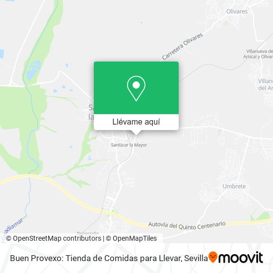 Mapa Buen Provexo: Tienda de Comidas para Llevar