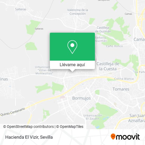 Mapa Hacienda El Vizir