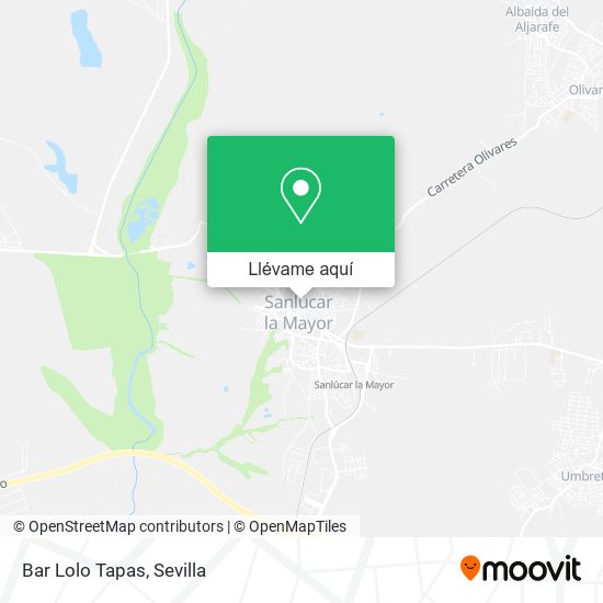 Mapa Bar Lolo Tapas
