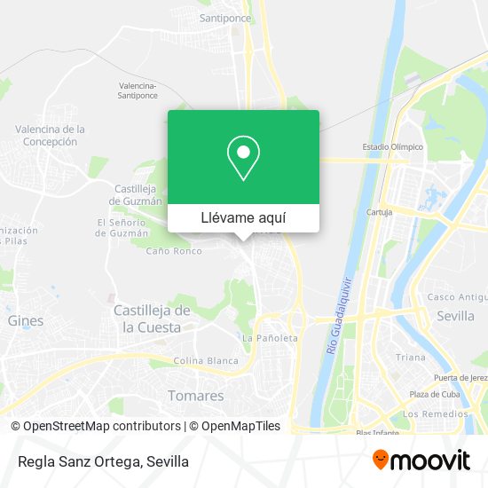 Mapa Regla Sanz Ortega