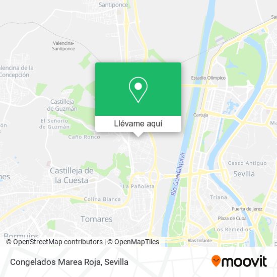Mapa Congelados Marea Roja