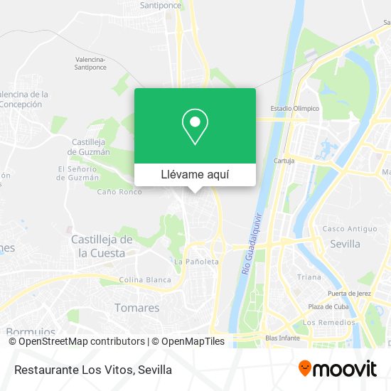 Mapa Restaurante Los Vitos