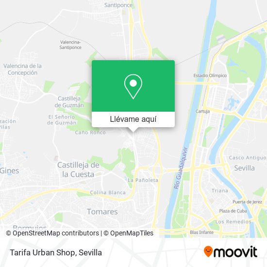 Mapa Tarifa Urban Shop