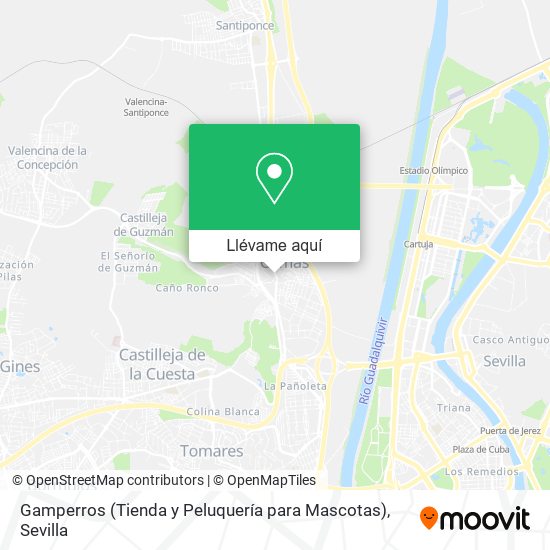 Mapa Gamperros (Tienda y Peluquería para Mascotas)