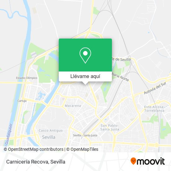 Mapa Carnicería Recova