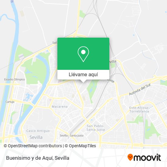 Mapa Buenísimo y de Aquí
