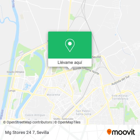 Mapa Mg Stores 24 7