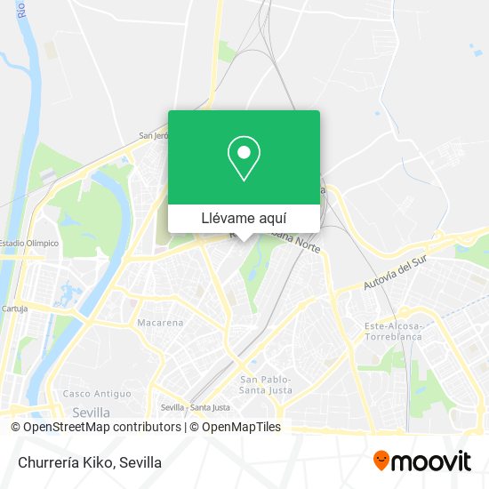 Mapa Churrería Kiko