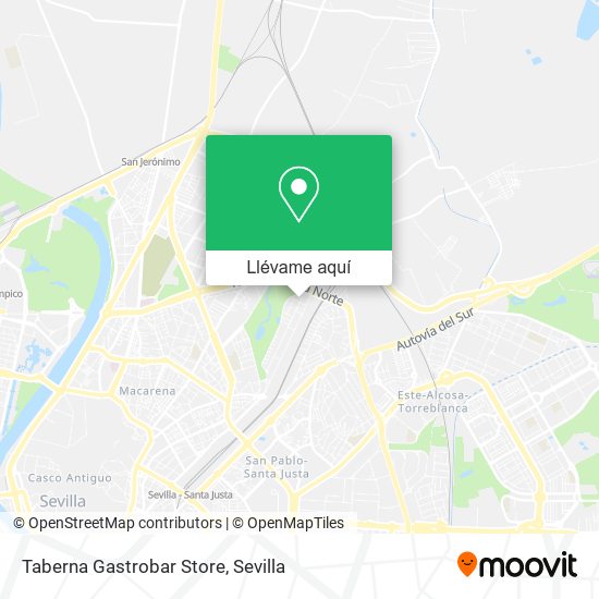 Mapa Taberna Gastrobar Store