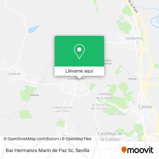 Mapa Bar Hermanos Marín de Paz Sc