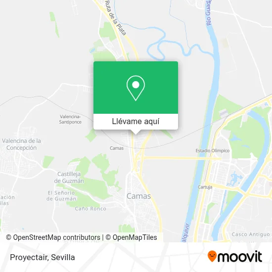 Mapa Proyectair